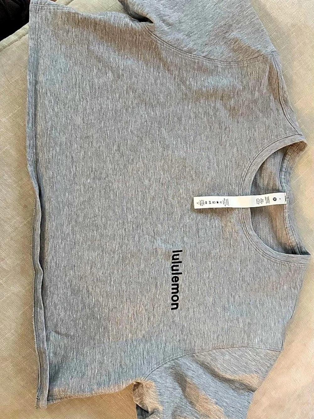 lululemon Short Sleeve Tee in Gray